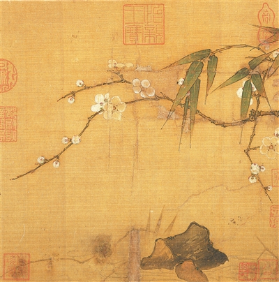 寒自千岩落 春从万壑还（古悦新喜）