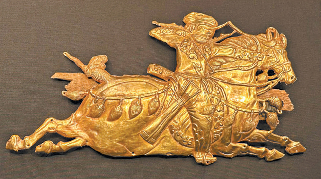 古代金器里品骏马神韵